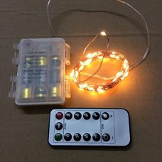 Goswot Starry String Lights with Remote of Timer and Dimmer 50 LEDs ...