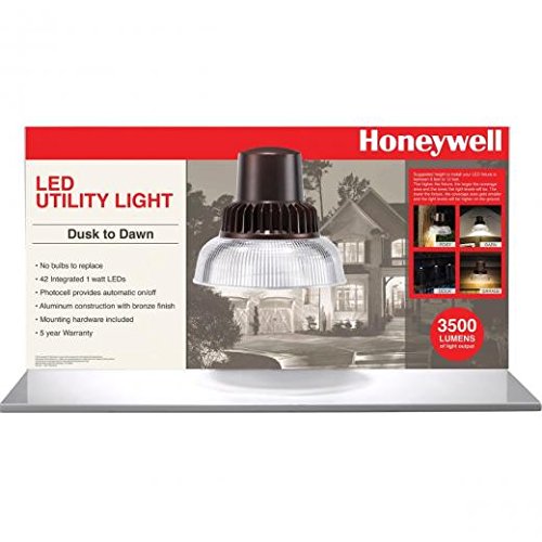 Honeywell Outdoor LED Security Light 3500 Lumen Dusk to ...